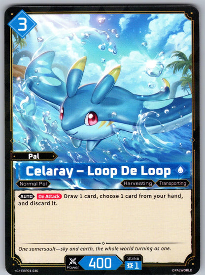 Celaray – Loop De Loop EBP01-036 C Palworld Dawn of Palpagos Near Mint