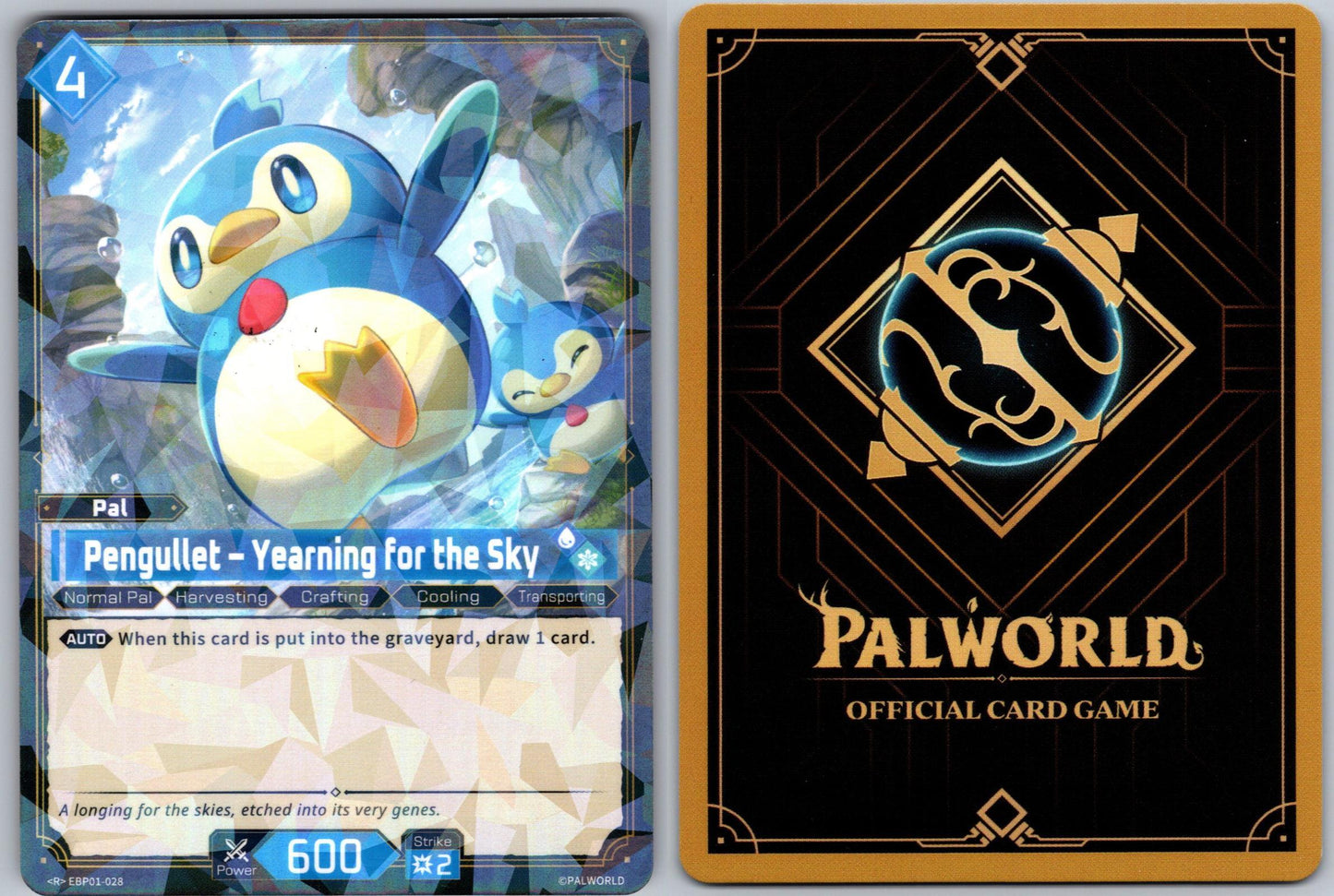 Pengullet – Yearning for the Sky EBP01-028 R Palworld Dawn of Palpagos Near Mint