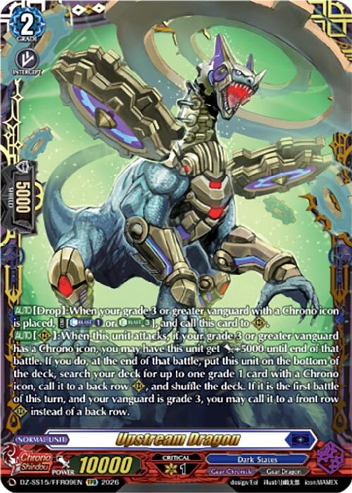 Upstream Dragon (FFR) DZ-SS15/FFR09EN Cardfight!! Vanguard DZ-SS15: The Legendary Vanguards NM