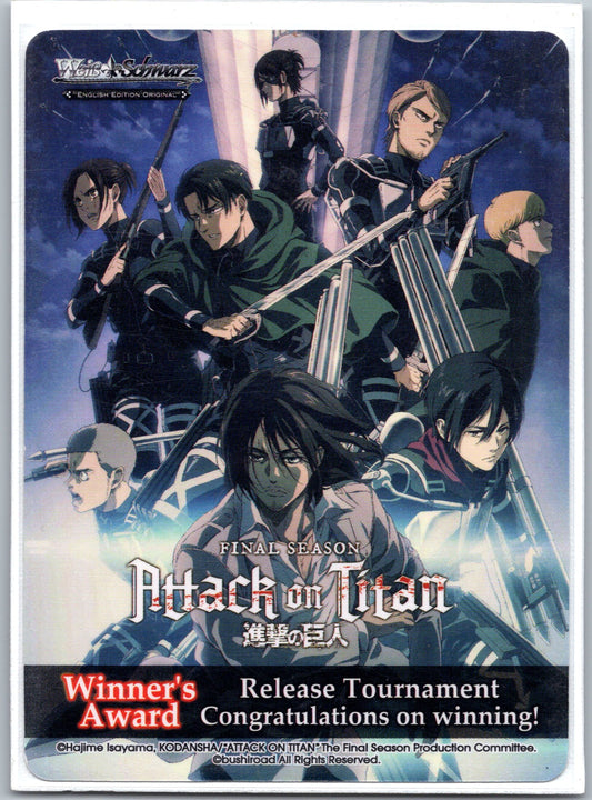 Attack on Titan: Final Season Winner's Award Promo Cards NM