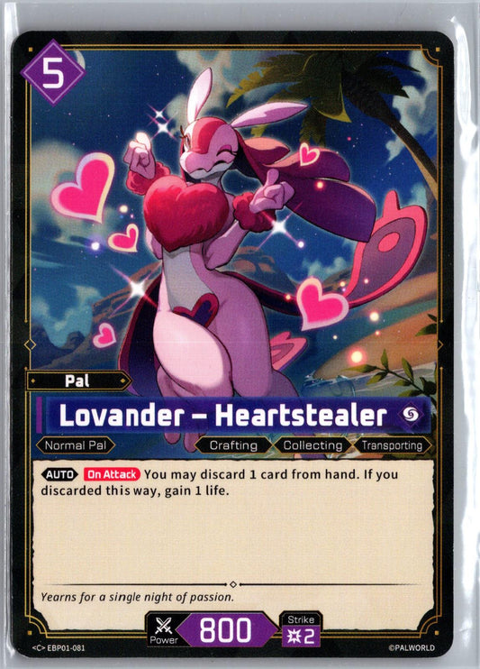 Lovander – Heartstealer EBP01-081 C Dawn of Palpagos Near Mint