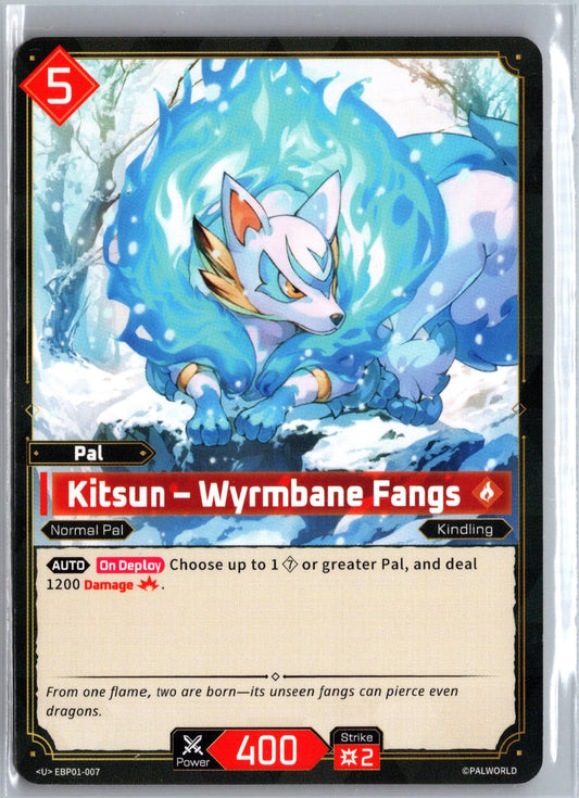 Kitsun – Wyrmbane Fangs EBP01-007 U Dawn of Palpagos Near Mint