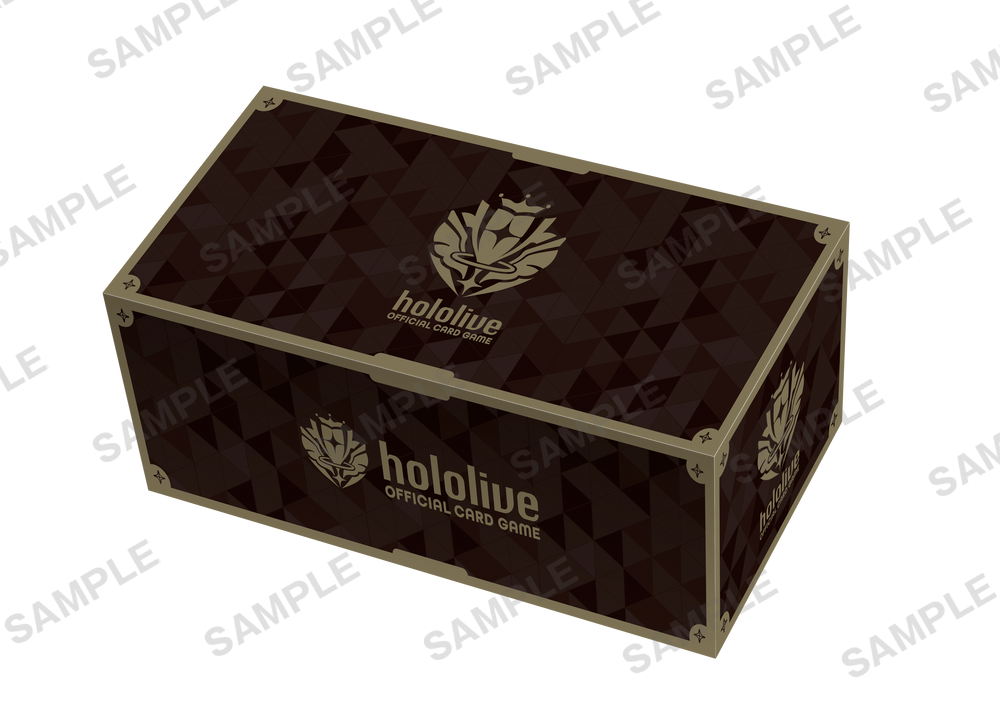 hololive OFFICIAL CARD GAME Official Storage Box “Brand Logo (Black)”