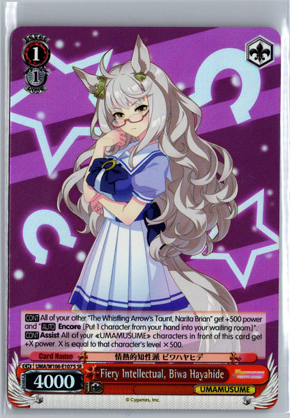 Fiery Intellectual, Biwa Hayahide (SR)