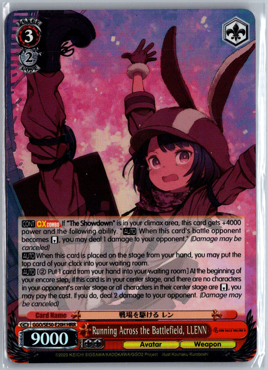 Running Across the Battlefield, LLENN (HR)