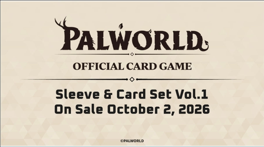 Palworld OFFICIAL CARD GAME Sleeve & Card Set Vol.1