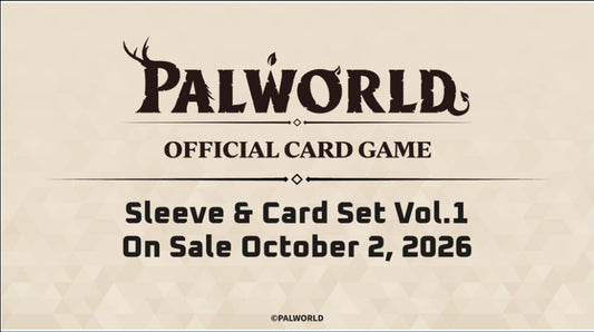 Palworld OFFICIAL CARD GAME Sleeve & Card Set Vol.1